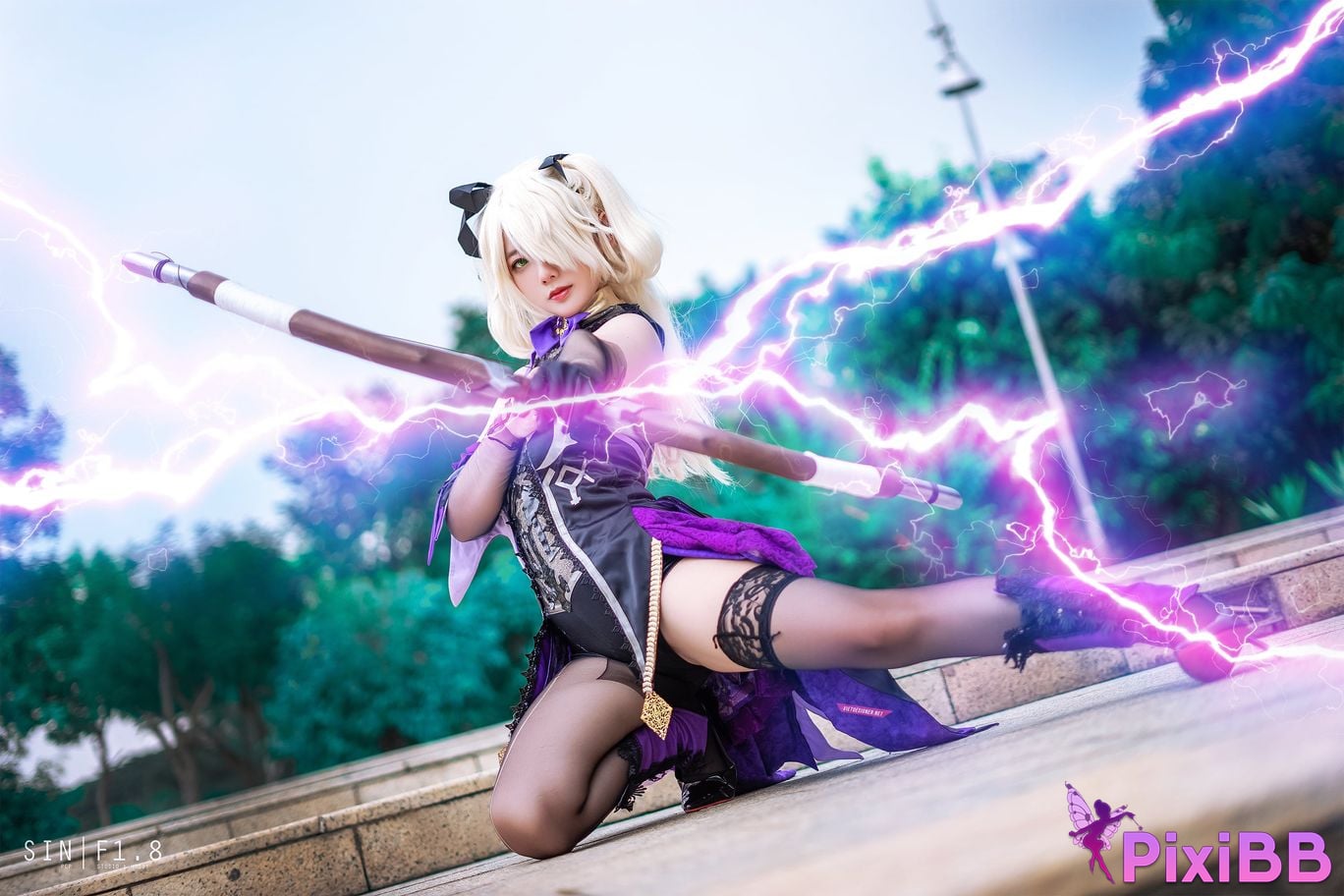 Cosplay Messie Huang Fischl Genshin Impact PixiBB.COM 015