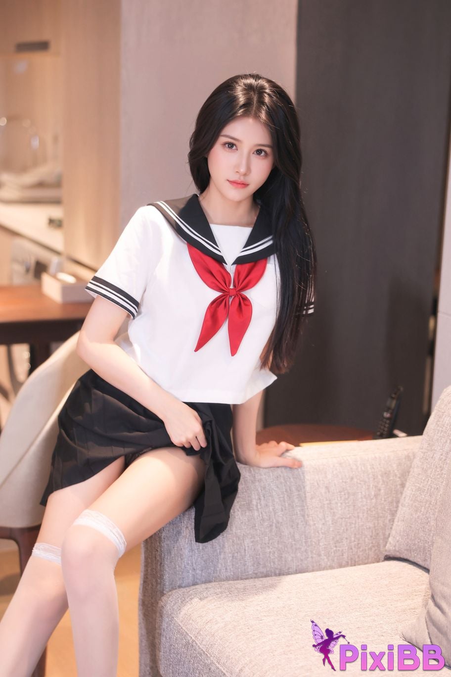 XR Uncensored shelly Sili R18 Xiuren.com model JK student outfit PixiBB.COM 016