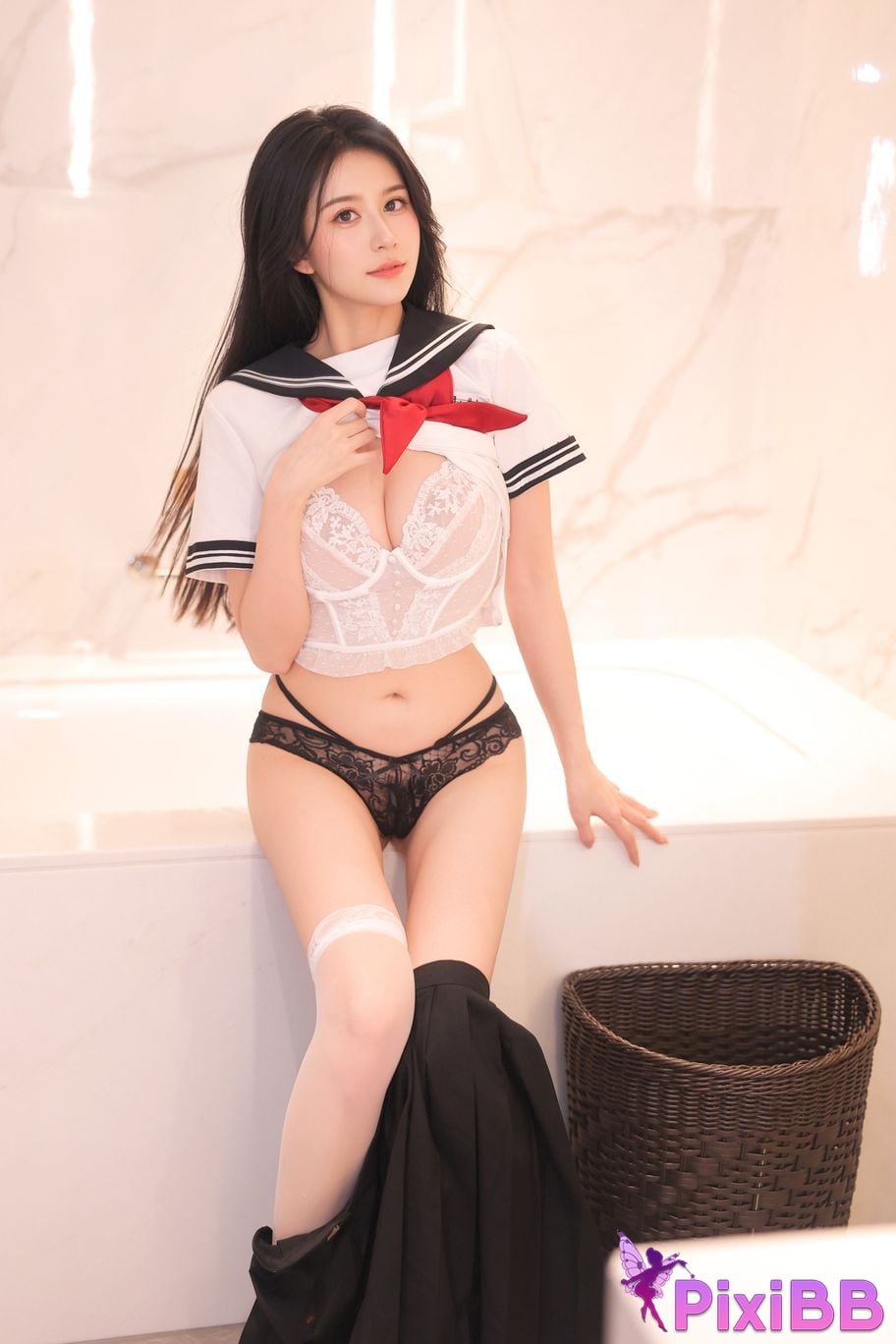 XR Uncensored shelly Sili R18 Xiuren.com model JK student outfit PixiBB.COM 027