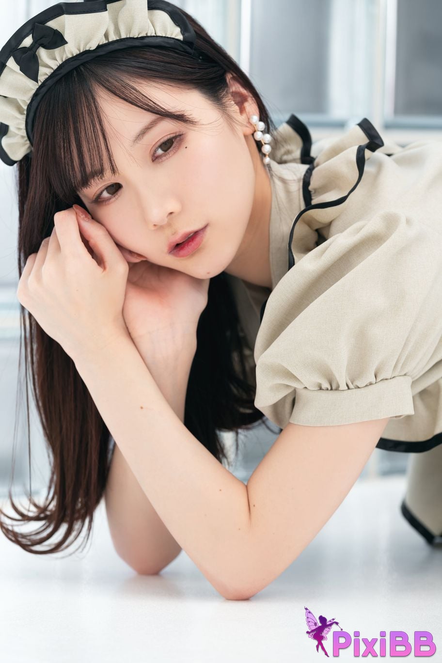 Cosplayer Kenken ornamental fetish maid PixiBB.COM 018