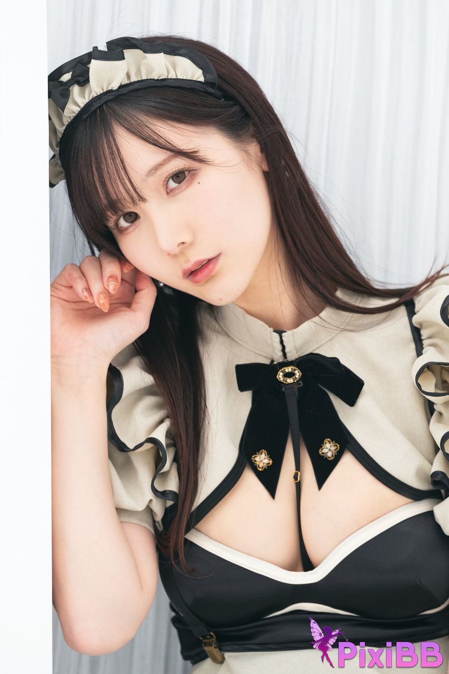 Cosplayer Kenken ornamental fetish maid PixiBB.COM 022