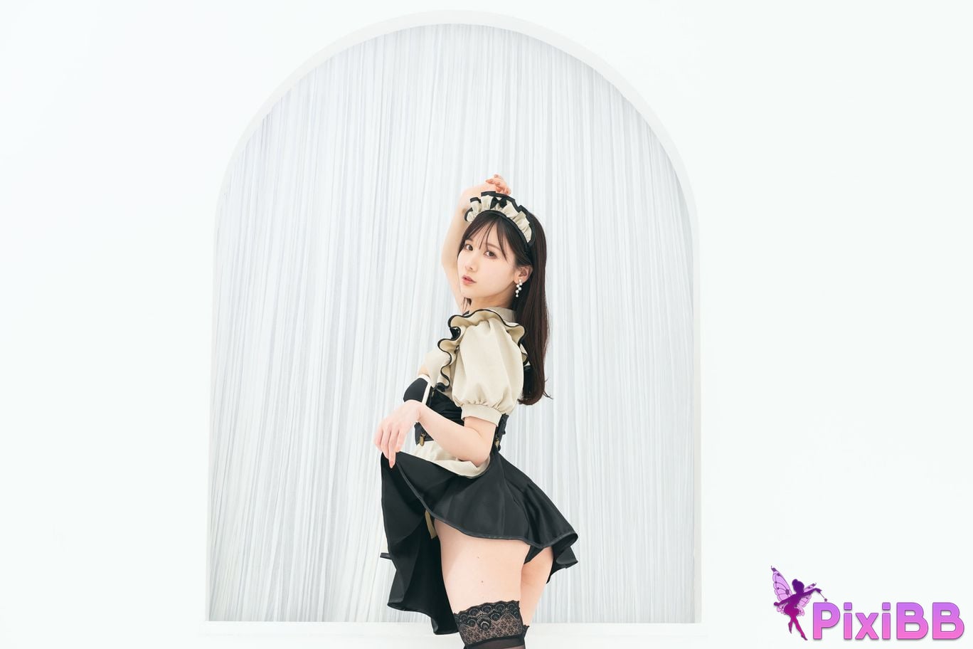 Cosplayer Kenken ornamental fetish maid PixiBB.COM 027