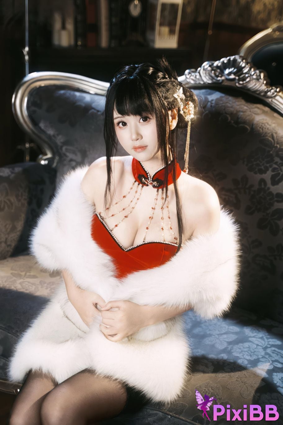 Cosplayer sprout o0 cinnabar nevus PixiBB.COM 018