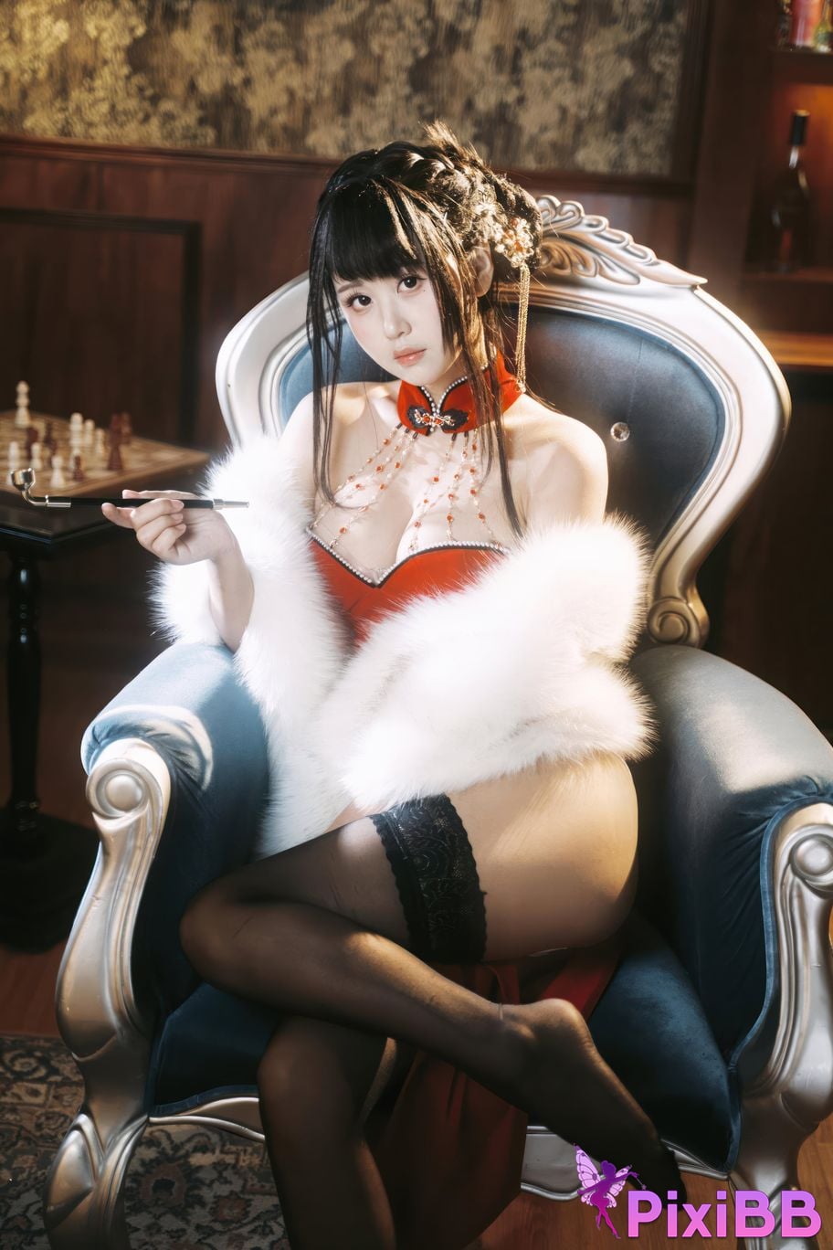 Cosplayer sprout o0 cinnabar nevus PixiBB.COM 020