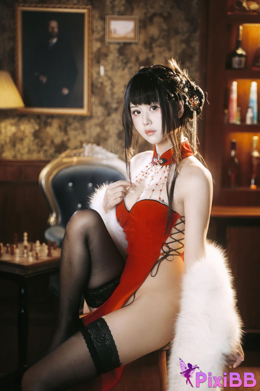 Cosplayer sprout o0 cinnabar nevus PixiBB.COM 025