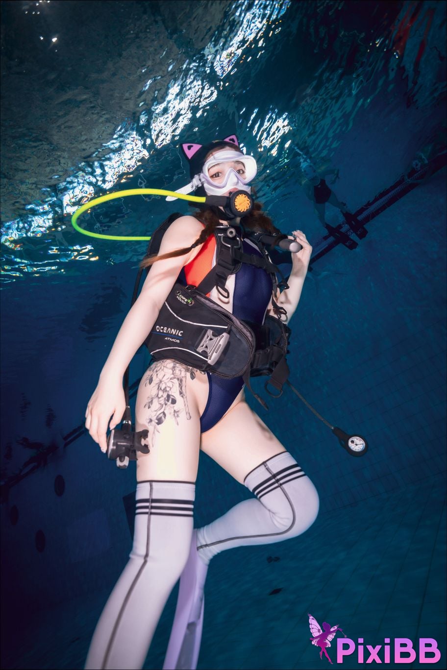 DJAWA Photo Son Ye Eun eun Swimming Lessons Underwater PixiBB.COM 009