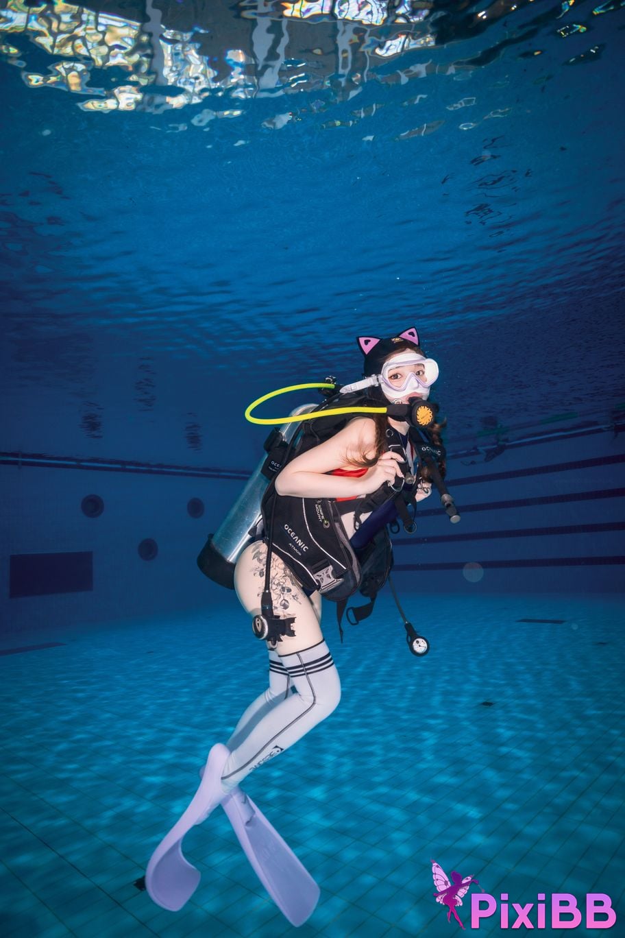DJAWA Photo Son Ye Eun eun Swimming Lessons Underwater PixiBB.COM 015