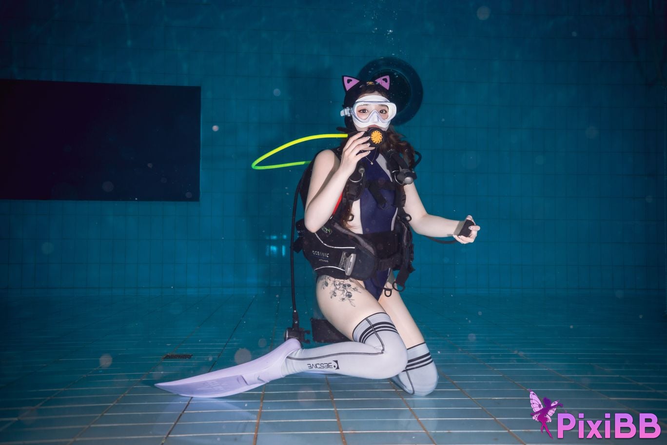 DJAWA Photo Son Ye Eun eun Swimming Lessons Underwater PixiBB.COM 017