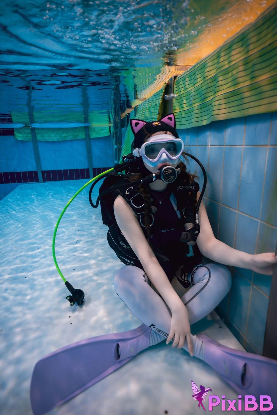 DJAWA Photo Son Ye Eun eun Swimming Lessons Underwater PixiBB.COM 018