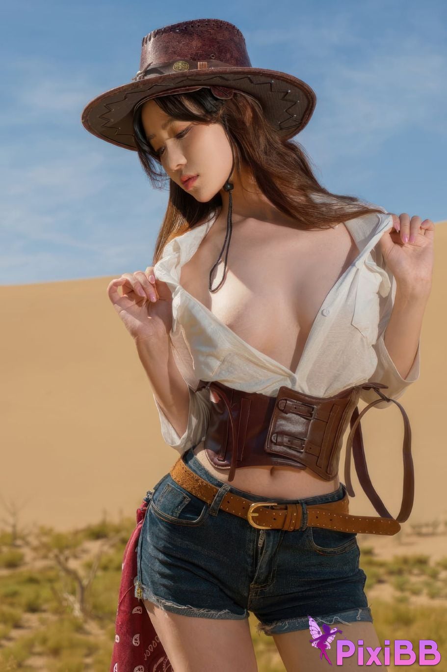 Cosplayer every year Nnian cowgirl PixiBB.COM 016