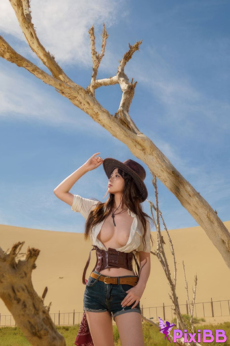 Cosplayer every year Nnian cowgirl PixiBB.COM 050