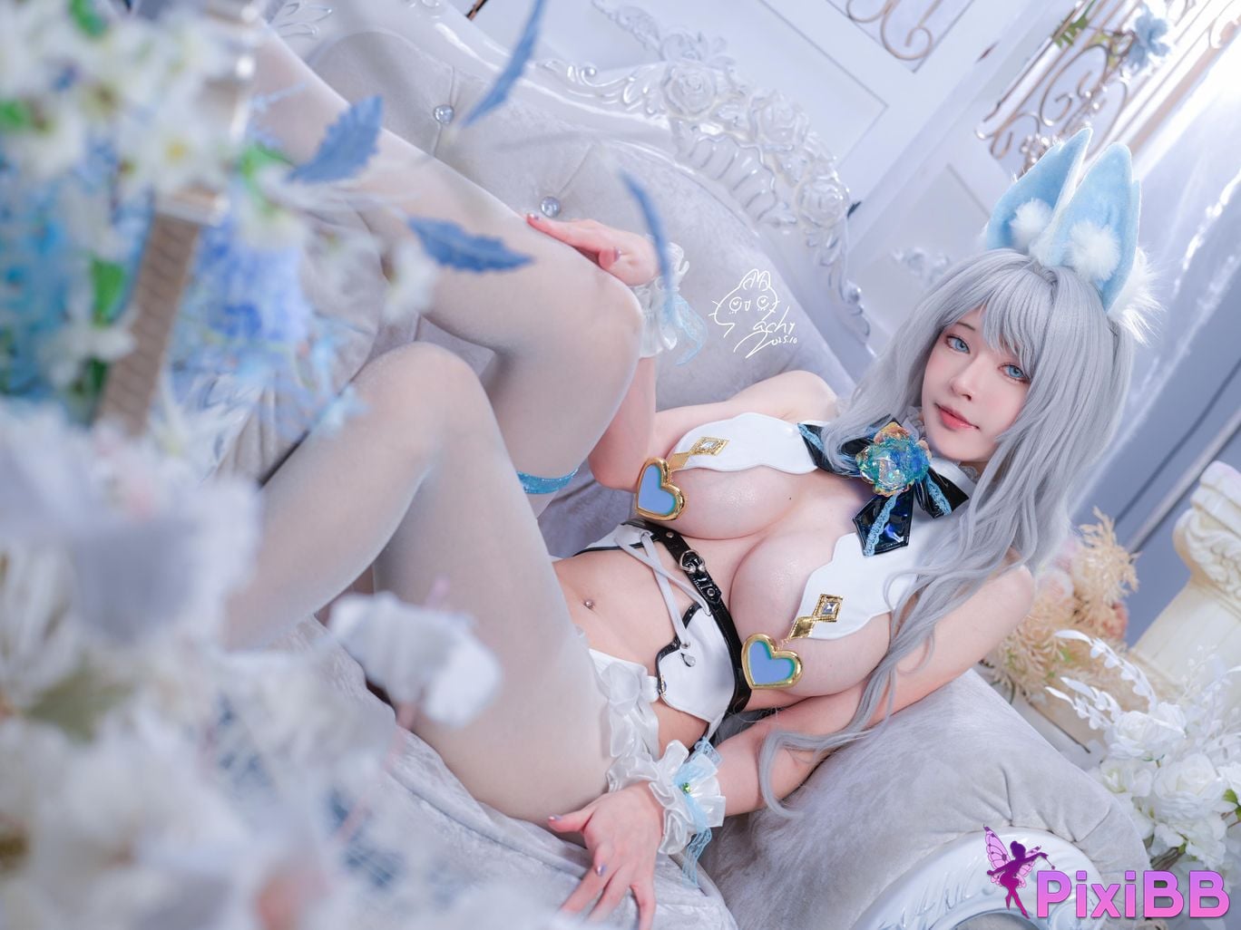 Cosplayer Machi Ma Ji White Rabbit PixiBB.COM 013