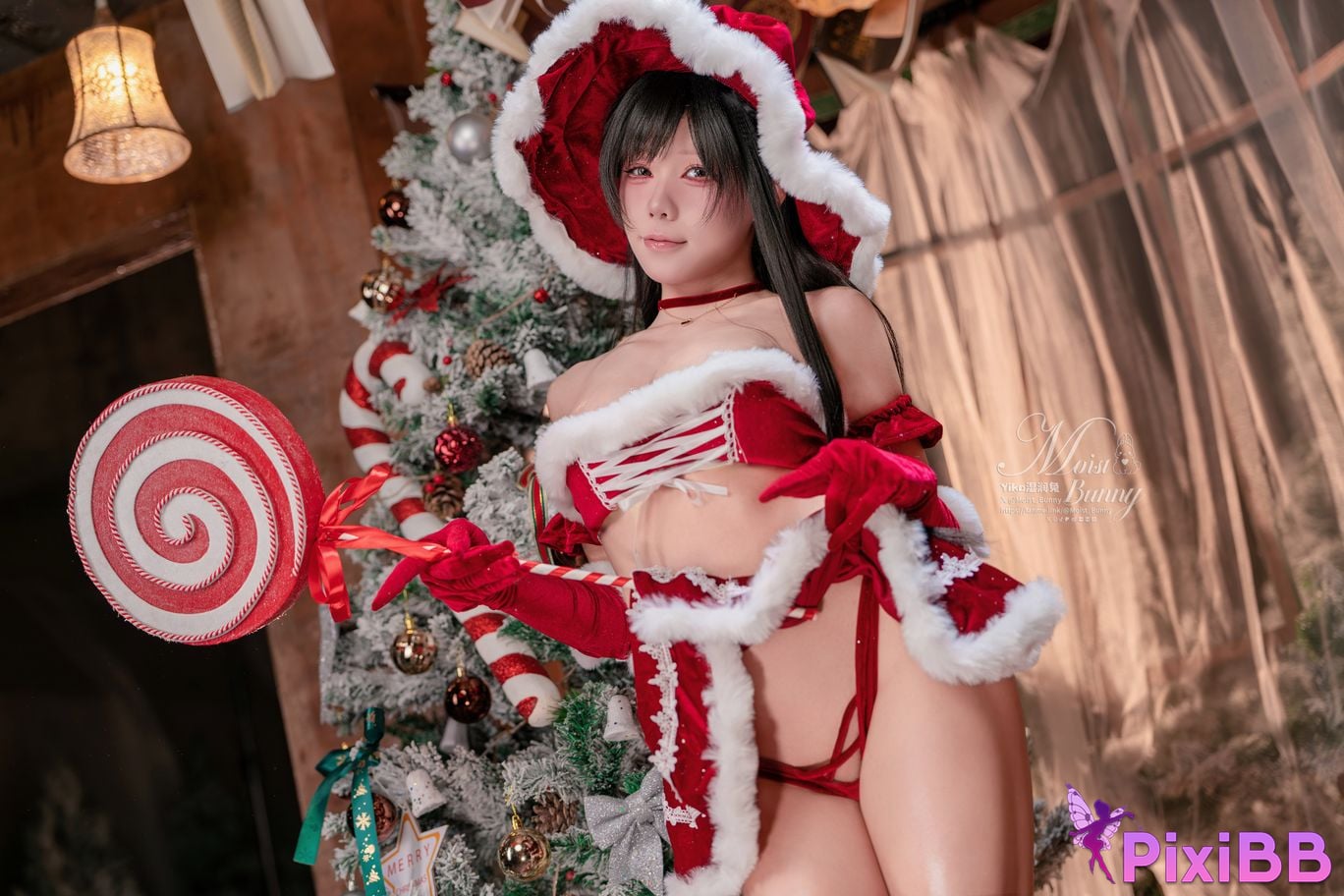 Cosplayer Sticky Dumpling Rabbit 12 monthly works Magic Christmas Star PixiBB.COM 007