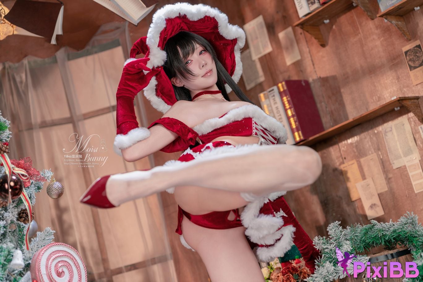 Cosplayer Sticky Dumpling Rabbit 12 monthly works Magic Christmas Star PixiBB.COM 011