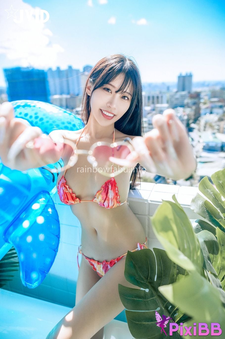 JVID WenHsin virtue Shi Shen Yang Tai Xi Shui Xia Ri Duo Ba E super small bikini Ru Hu Kou Bu Chi Dui Qi Zi Ji PixiBB.COM 083