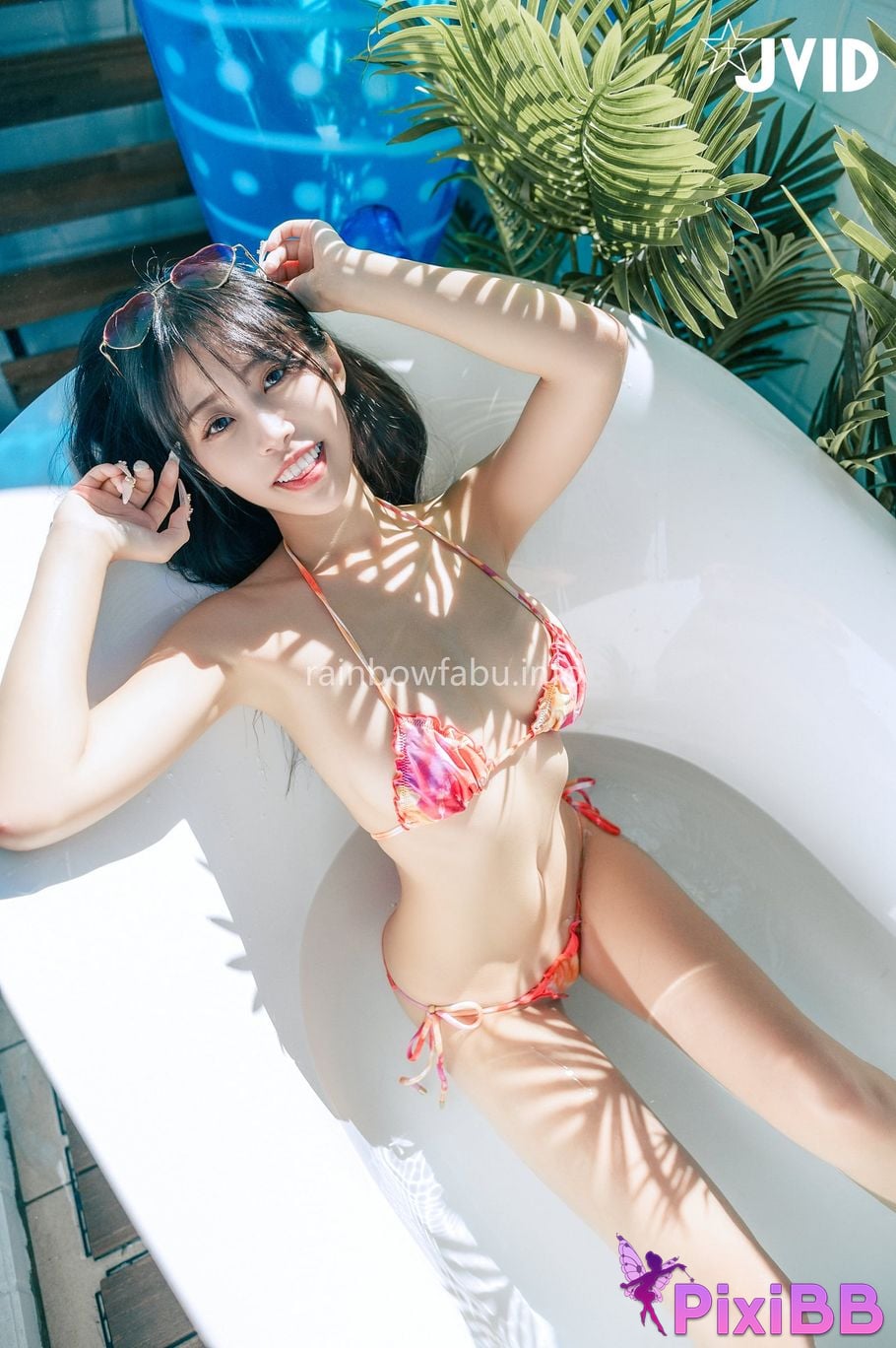 JVID WenHsin virtue Shi Shen Yang Tai Xi Shui Xia Ri Duo Ba E super small bikini Ru Hu Kou Bu Chi Dui Qi Zi Ji PixiBB.COM 109