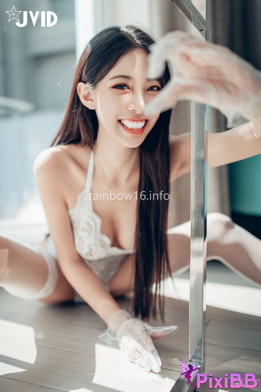 JVID WenHsin virtue yun cheng mei tui min xin kan jian ta jiu qi qiu de jia ri wu hou Bai Si Hei Yi Ci Man Zu Zhi Xiang Yu Ta Qi Ba Fang Jian Nong De Luan Zao MissKO 014