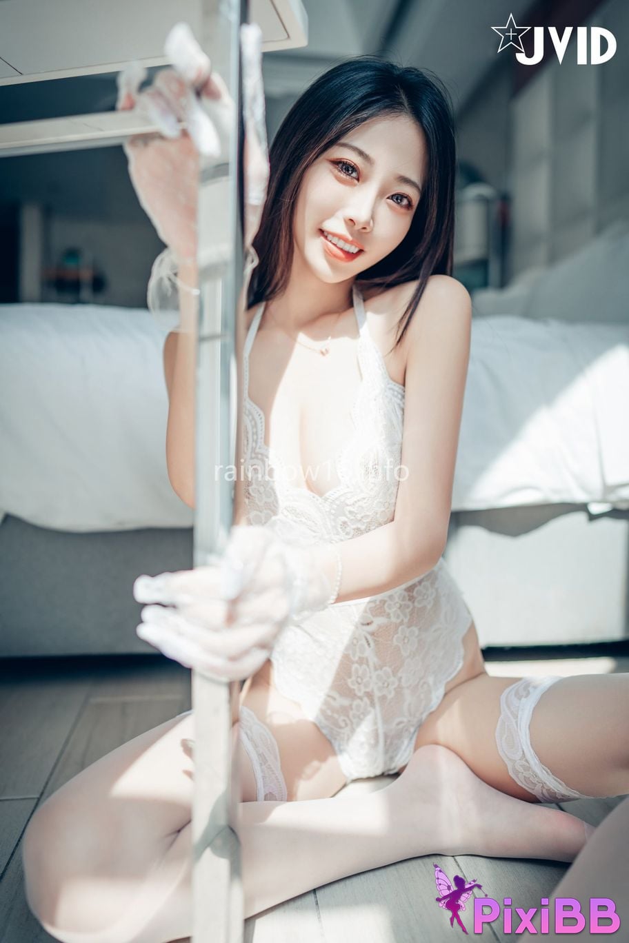 JVID WenHsin virtue yun cheng mei tui min xin kan jian ta jiu qi qiu de jia ri wu hou Bai Si Hei Yi Ci Man Zu Zhi Xiang Yu Ta Qi Ba Fang Jian Nong De Luan Zao MissKO 020