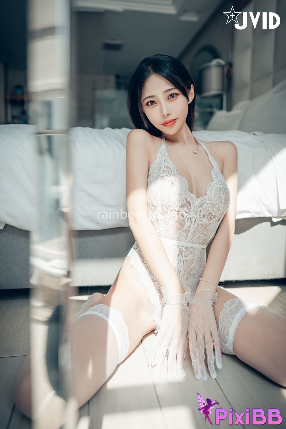 JVID WenHsin virtue yun cheng mei tui min xin kan jian ta jiu qi qiu de jia ri wu hou Bai Si Hei Yi Ci Man Zu Zhi Xiang Yu Ta Qi Ba Fang Jian Nong De Luan Zao MissKO 026