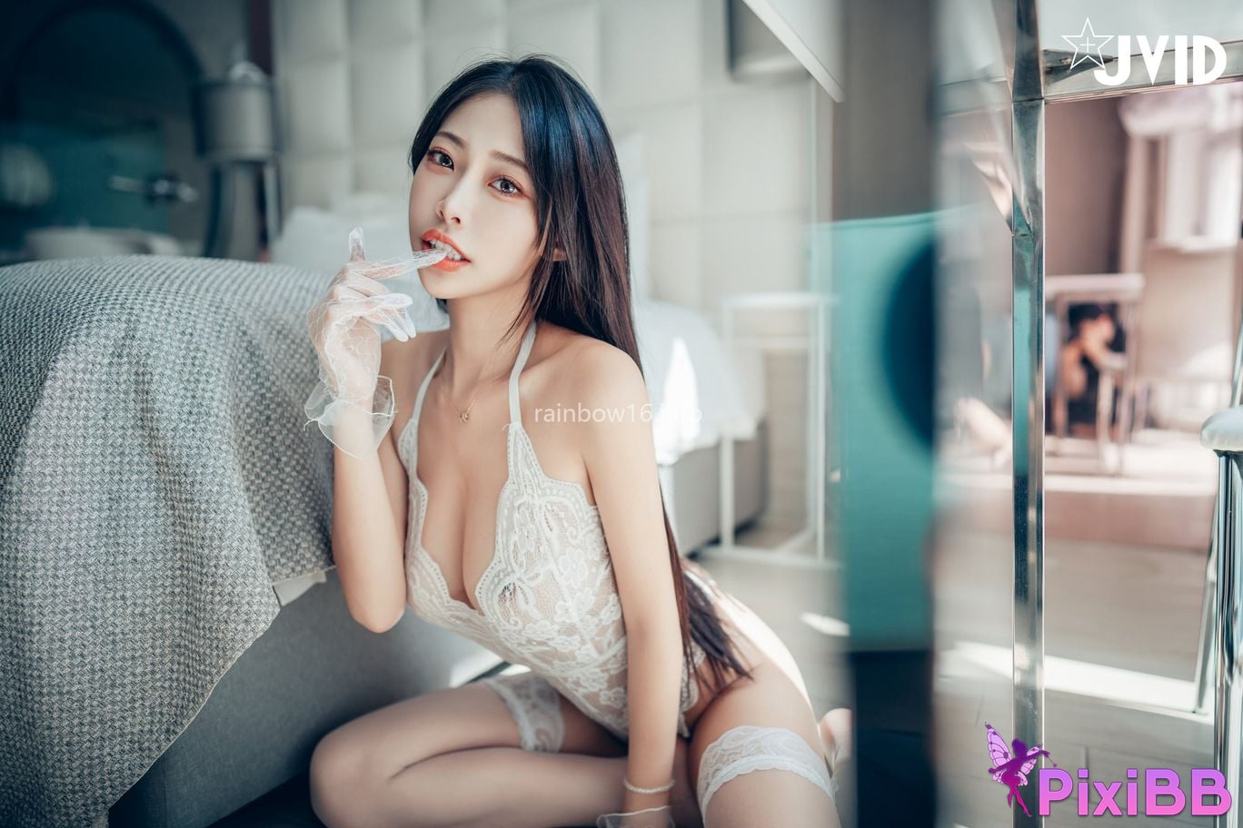 JVID WenHsin virtue yun cheng mei tui min xin kan jian ta jiu qi qiu de jia ri wu hou Bai Si Hei Yi Ci Man Zu Zhi Xiang Yu Ta Qi Ba Fang Jian Nong De Luan Zao MissKO 032