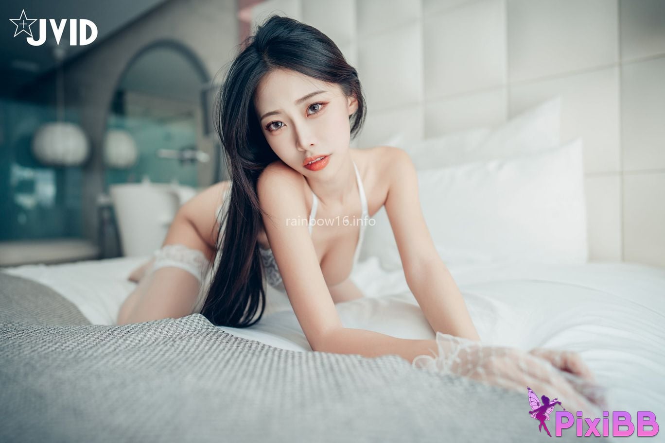 JVID WenHsin virtue yun cheng mei tui min xin kan jian ta jiu qi qiu de jia ri wu hou Bai Si Hei Yi Ci Man Zu Zhi Xiang Yu Ta Qi Ba Fang Jian Nong De Luan Zao MissKO 040