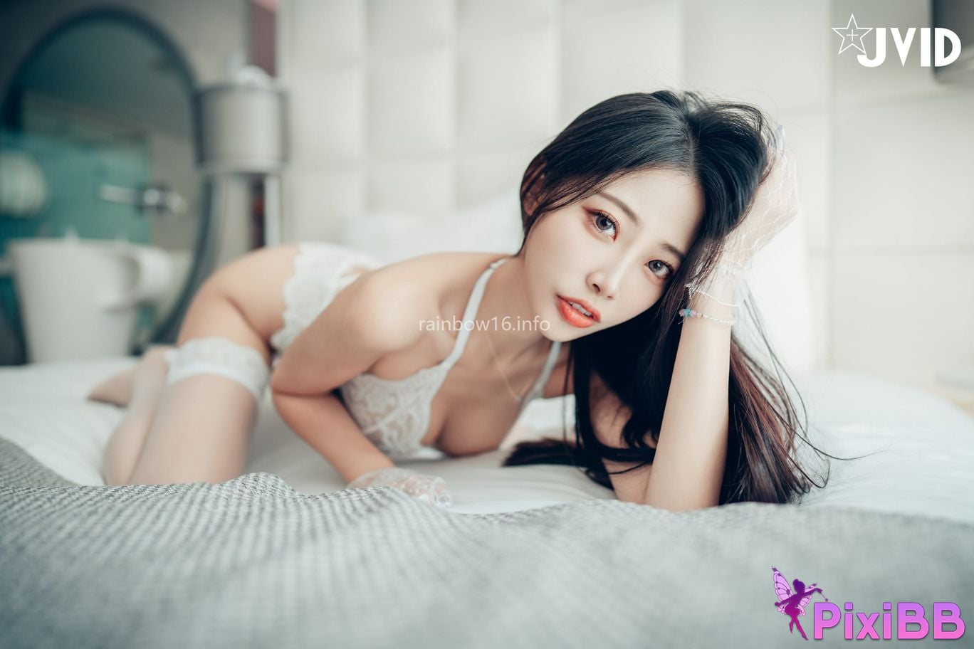 JVID WenHsin virtue yun cheng mei tui min xin kan jian ta jiu qi qiu de jia ri wu hou Bai Si Hei Yi Ci Man Zu Zhi Xiang Yu Ta Qi Ba Fang Jian Nong De Luan Zao MissKO 042