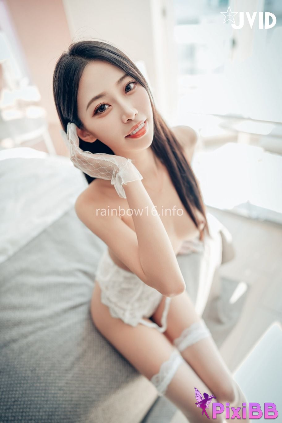 JVID WenHsin virtue yun cheng mei tui min xin kan jian ta jiu qi qiu de jia ri wu hou Bai Si Hei Yi Ci Man Zu Zhi Xiang Yu Ta Qi Ba Fang Jian Nong De Luan Zao MissKO 131