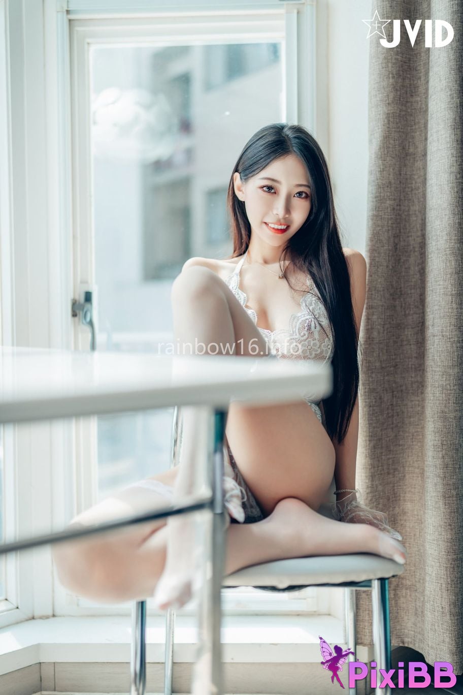 JVID WenHsin virtue yun cheng mei tui min xin kan jian ta jiu qi qiu de jia ri wu hou Bai Si Hei Yi Ci Man Zu Zhi Xiang Yu Ta Qi Ba Fang Jian Nong De Luan Zao MissKO 164