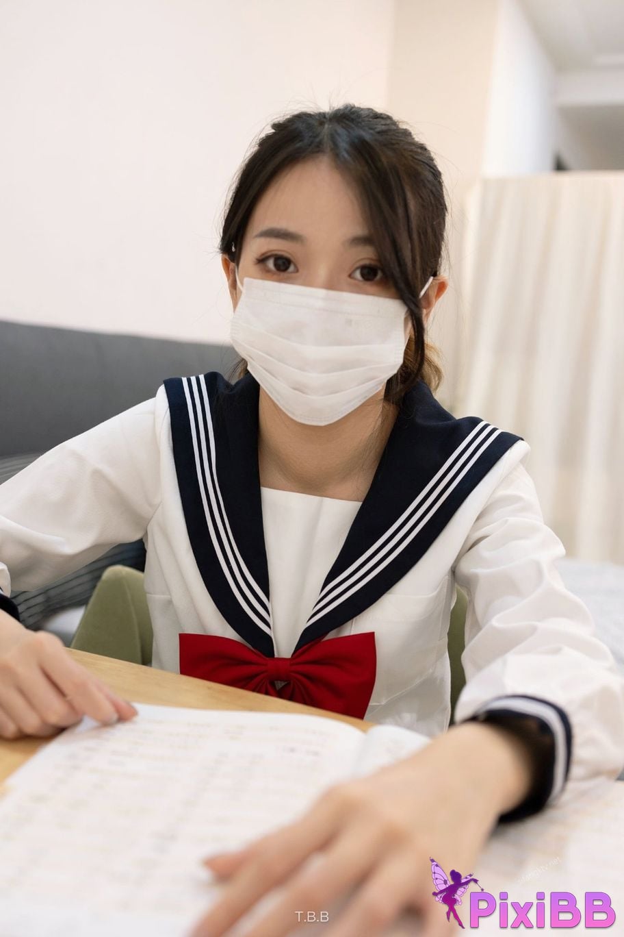 ED Mosaic An innocent school girl who forgot to wear underwear at PixiBB.COM 112