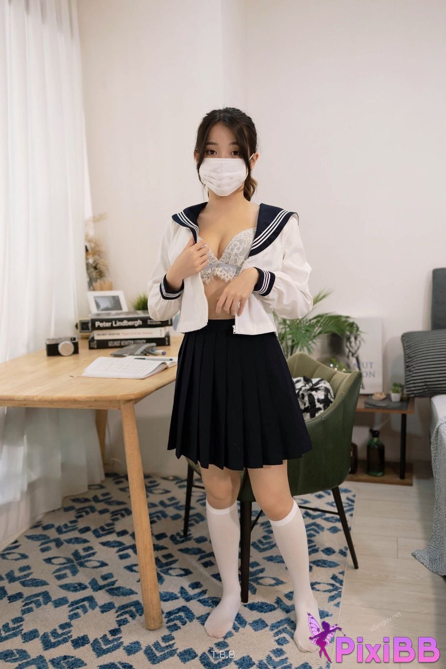 ED Mosaic An innocent school girl who forgot to wear underwear at PixiBB.COM 127