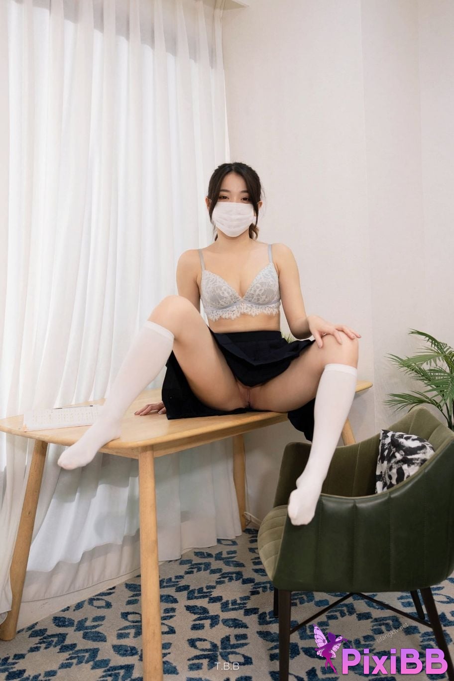 ED Mosaic An innocent school girl who forgot to wear underwear at PixiBB.COM 141