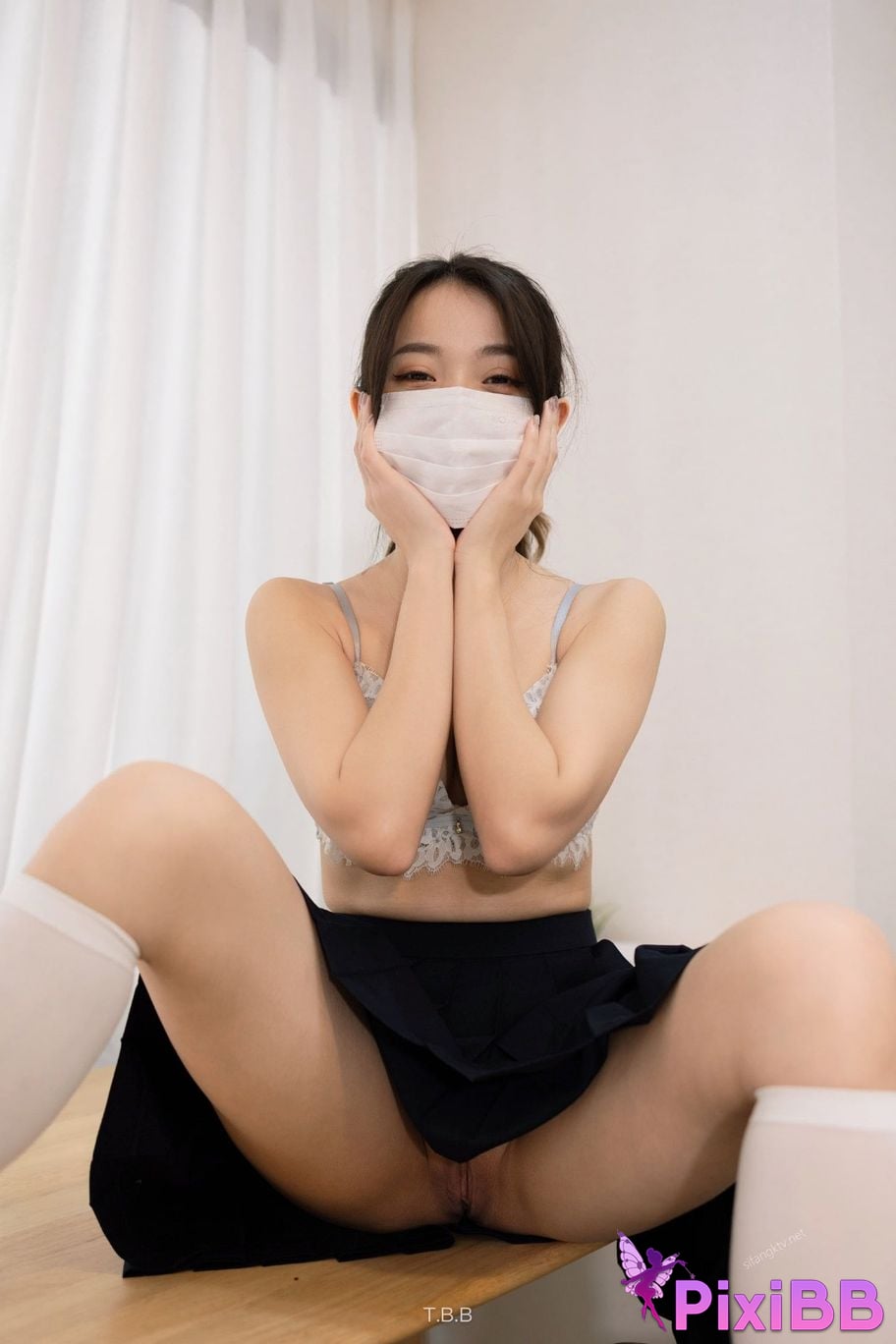 ED Mosaic An innocent school girl who forgot to wear underwear at PixiBB.COM 143