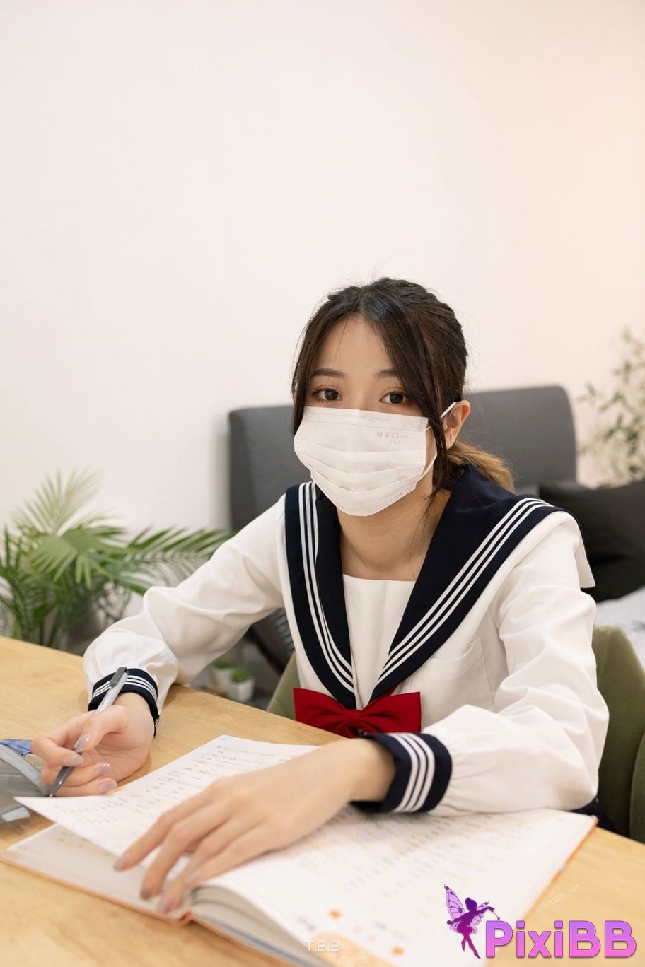 ED Mosaic An innocent school girl who forgot to wear underwear at PixiBB.COM 146