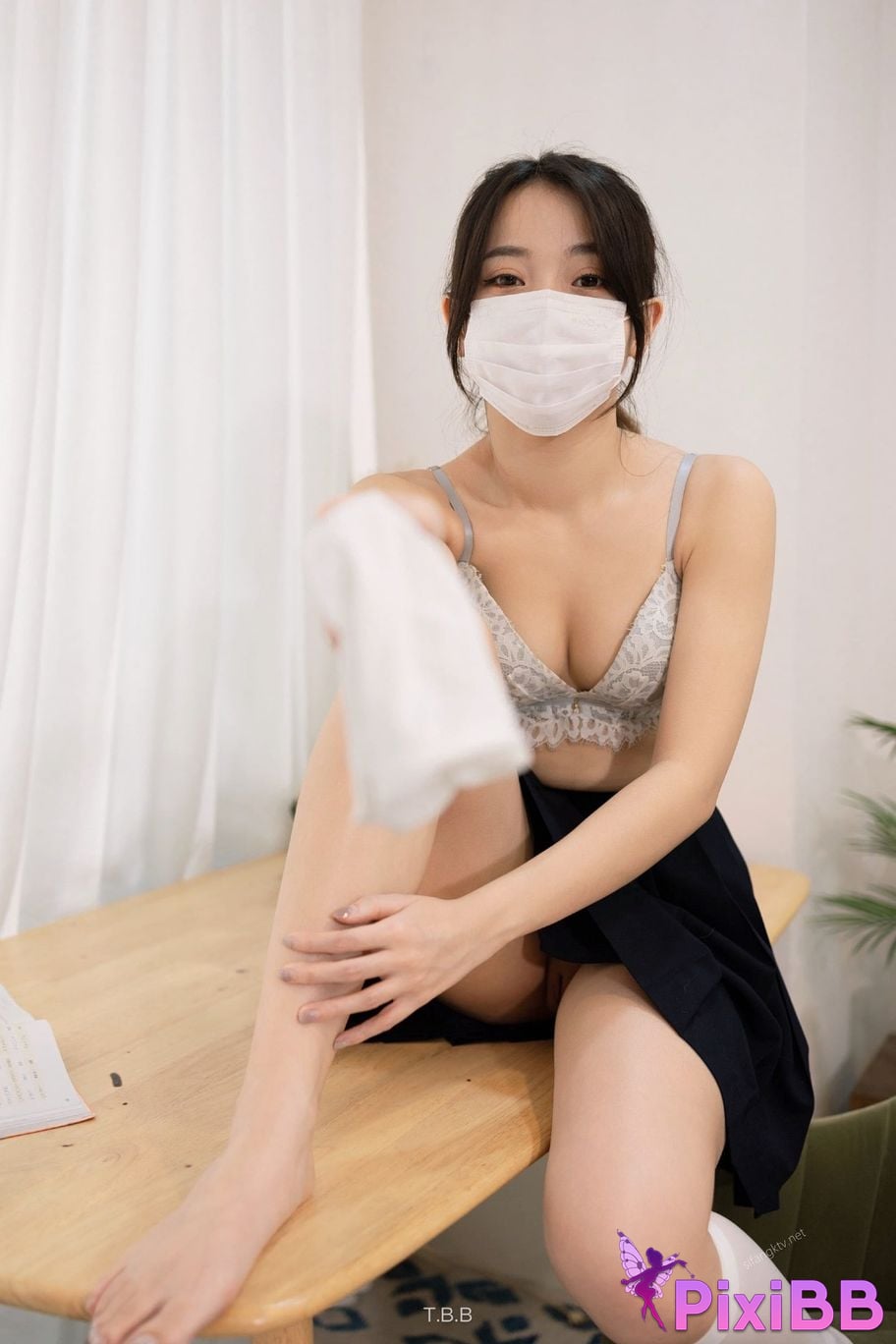 ED Mosaic An innocent school girl who forgot to wear underwear at PixiBB.COM 154