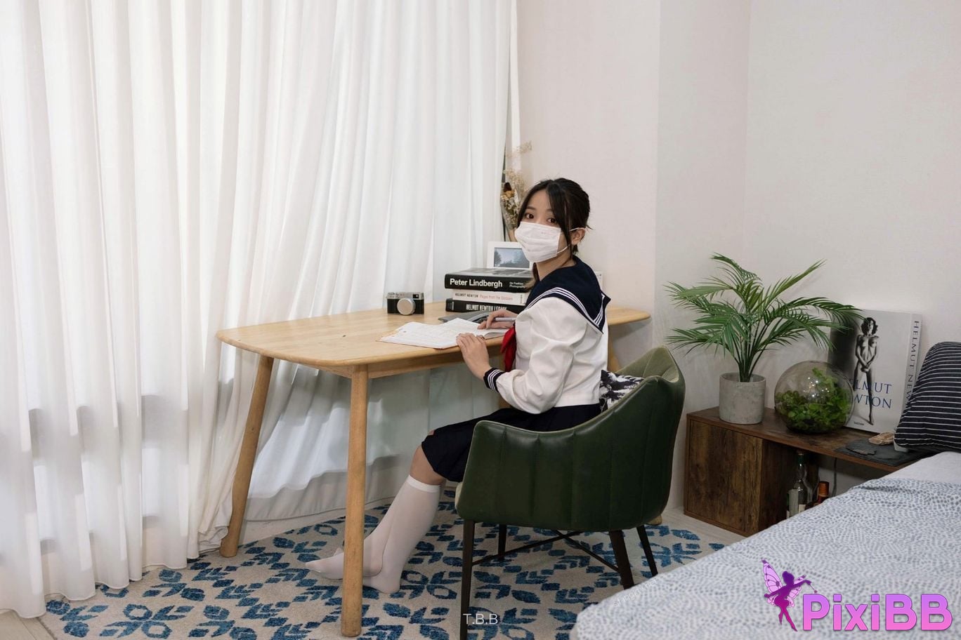 ED Mosaic An innocent school girl who forgot to wear underwear at PixiBB.COM 168