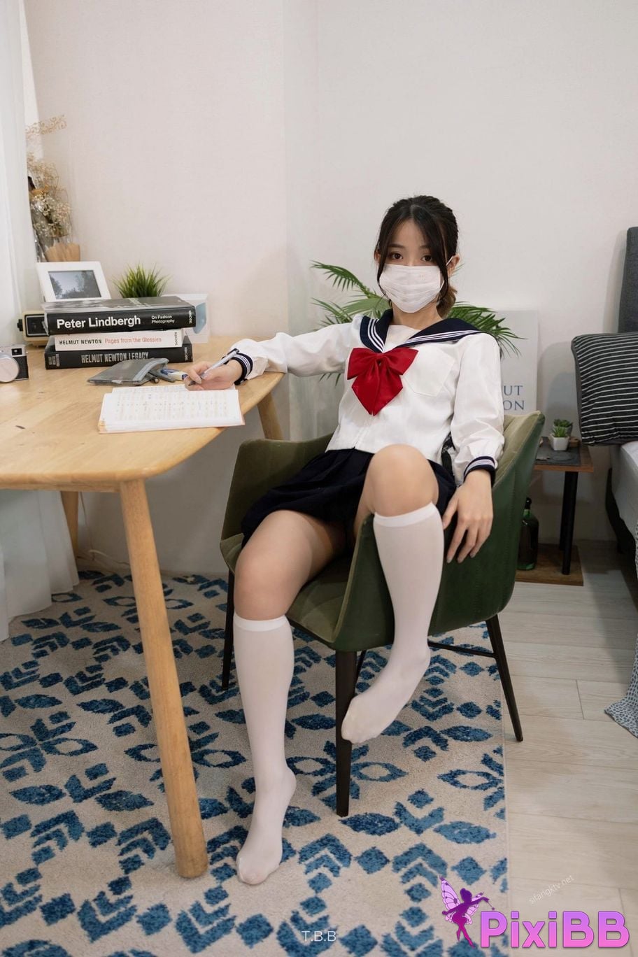 ED Mosaic An innocent school girl who forgot to wear underwear at PixiBB.COM 201