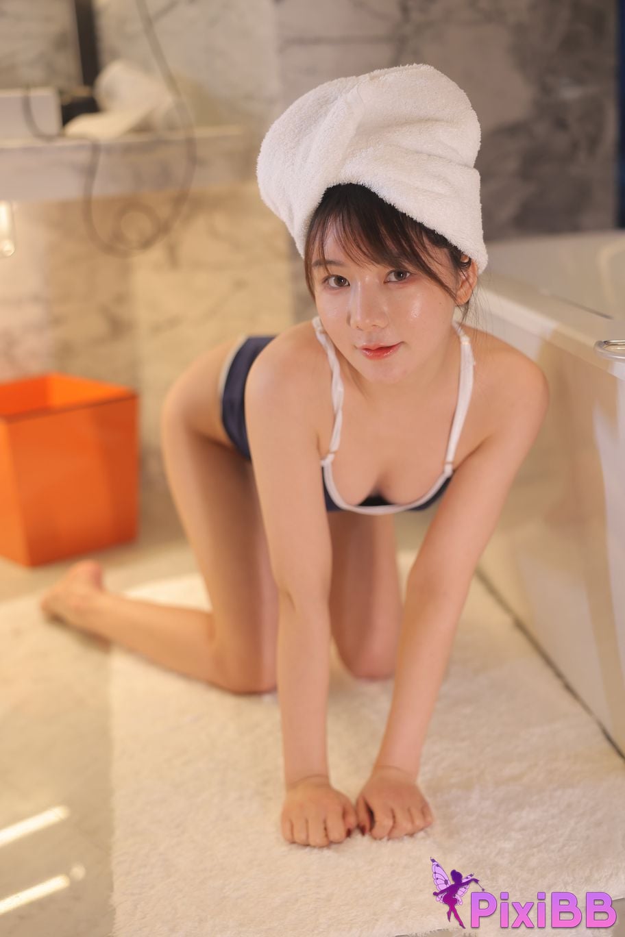 Private Photoshoot Wanwan R18 Xiuren.com Model Bubble Bath PixiBB.COM 050