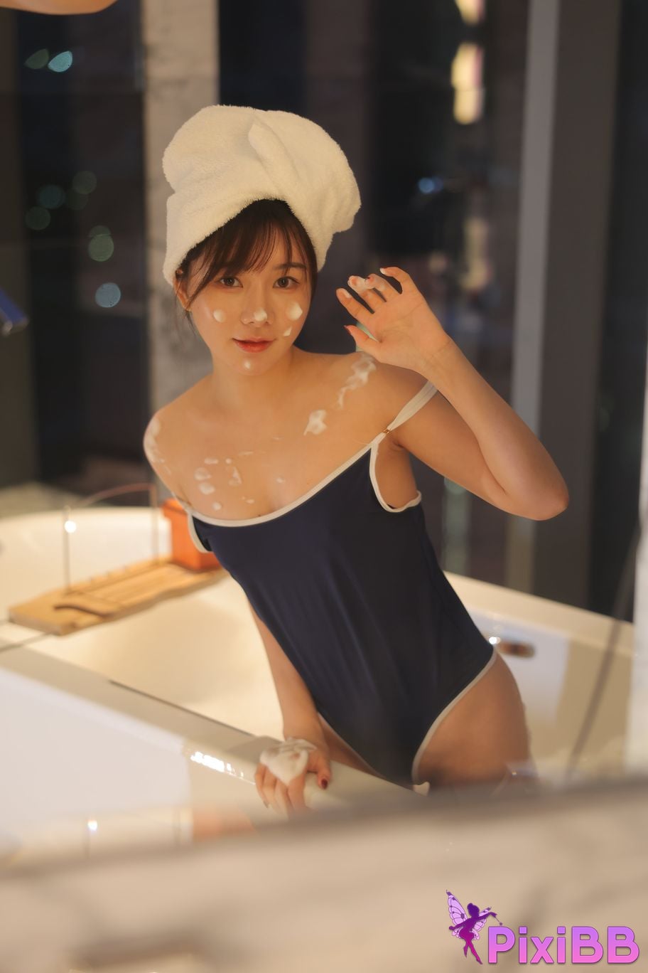 Private Photoshoot Wanwan R18 Xiuren.com Model Bubble Bath PixiBB.COM 128