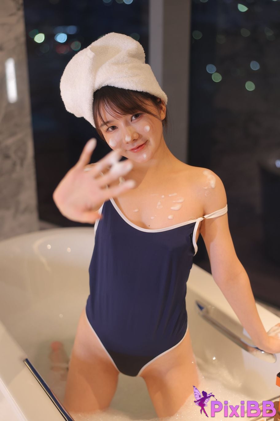 Private Photoshoot Wanwan R18 Xiuren.com Model Bubble Bath PixiBB.COM 139
