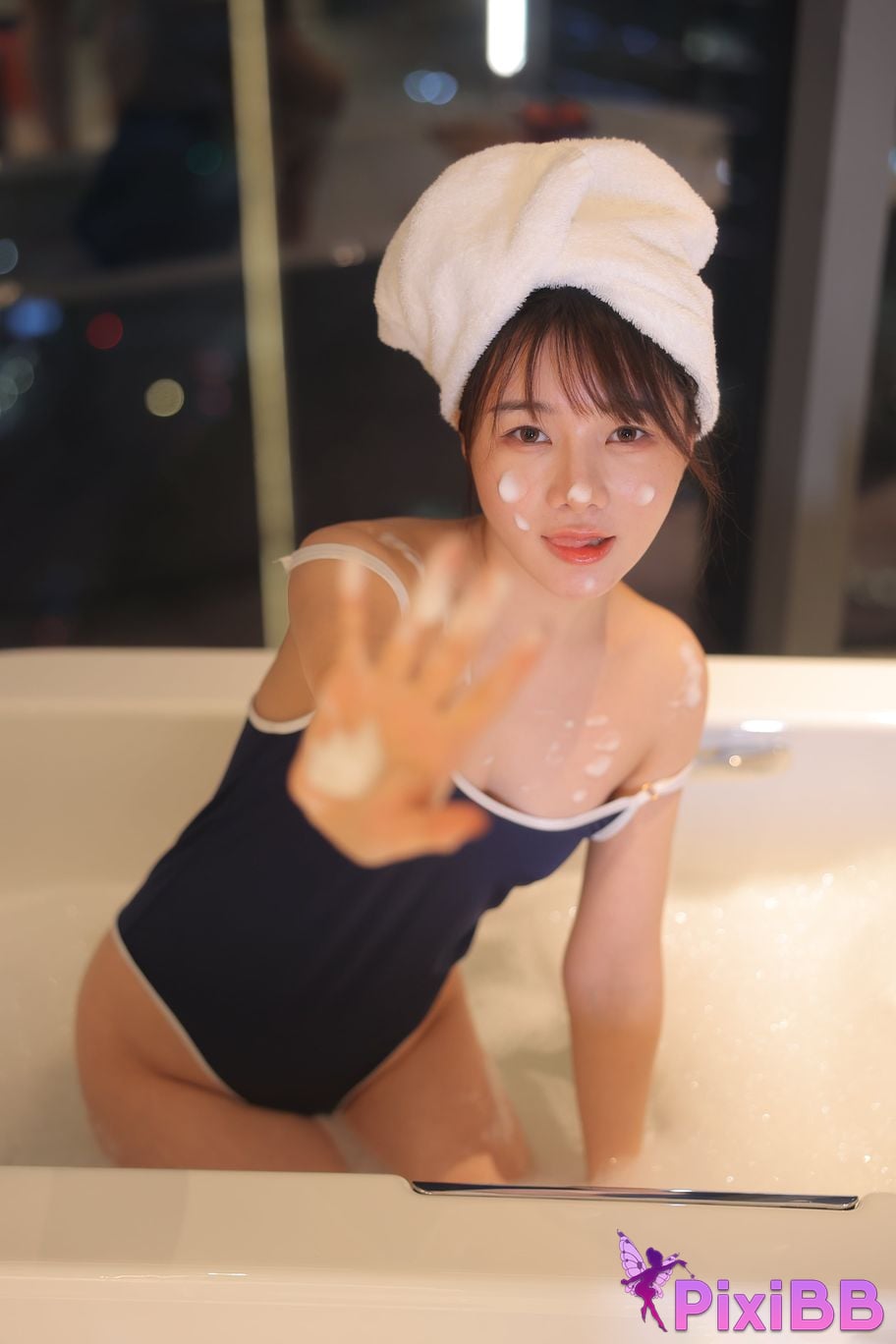 Private Photoshoot Wanwan R18 Xiuren.com Model Bubble Bath PixiBB.COM 155