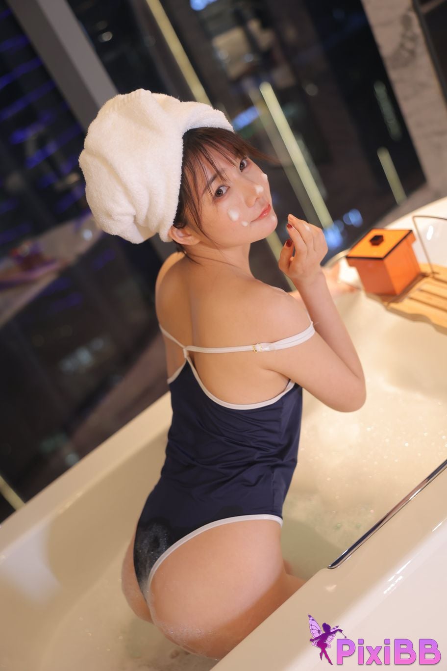 Private Photoshoot Wanwan R18 Xiuren.com Model Bubble Bath PixiBB.COM 164