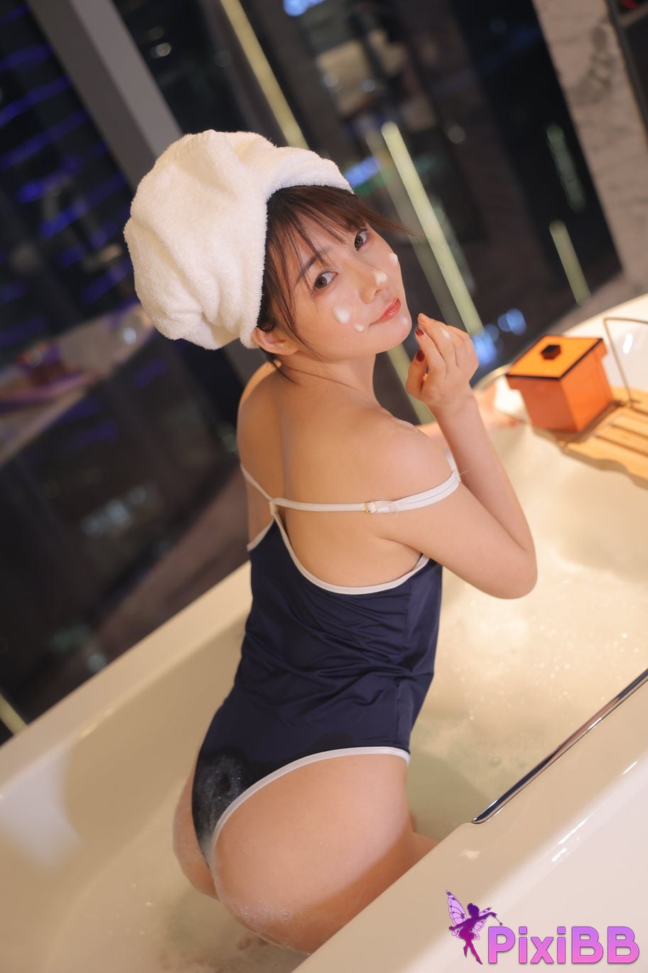 Private Photoshoot Wanwan R18 Xiuren.com Model Bubble Bath PixiBB.COM 165