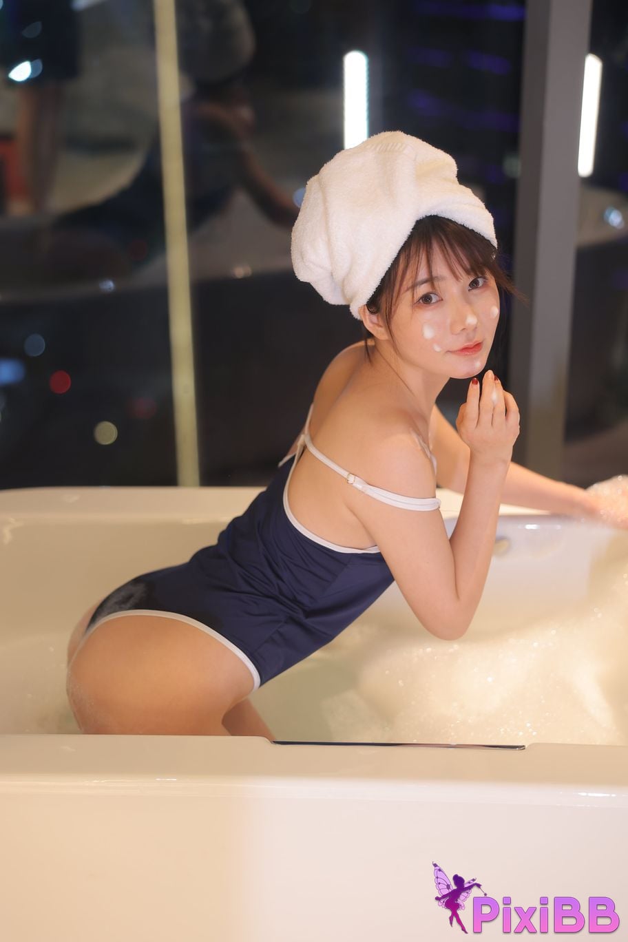 Private Photoshoot Wanwan R18 Xiuren.com Model Bubble Bath PixiBB.COM 170