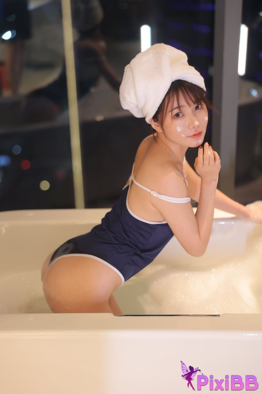 Private Photoshoot Wanwan R18 Xiuren.com Model Bubble Bath PixiBB.COM 171