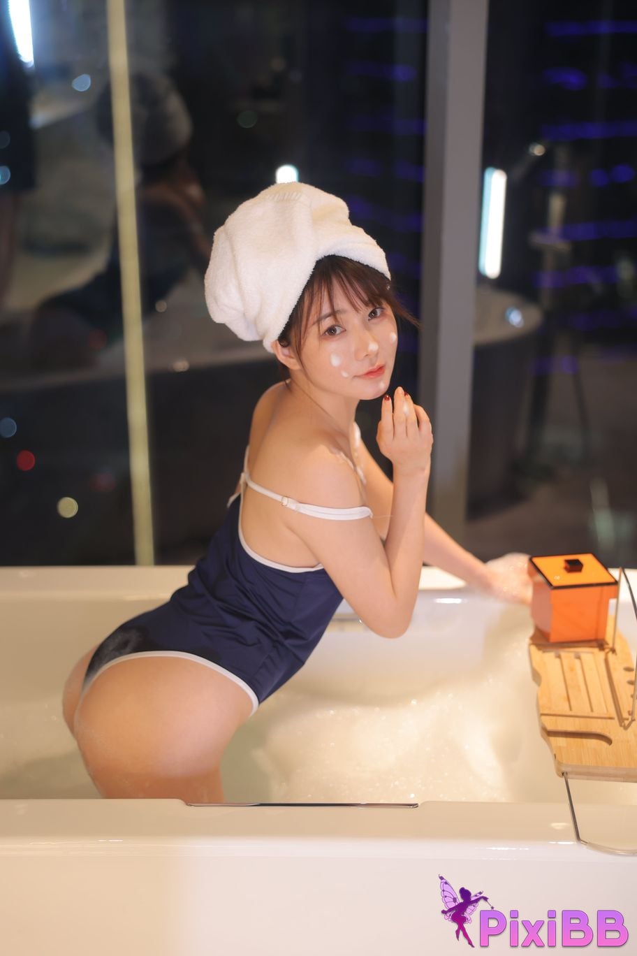 Private Photoshoot Wanwan R18 Xiuren.com Model Bubble Bath PixiBB.COM 173