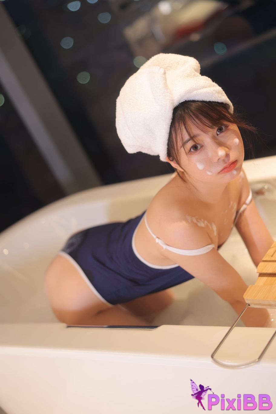 Private Photoshoot Wanwan R18 Xiuren.com Model Bubble Bath PixiBB.COM 177