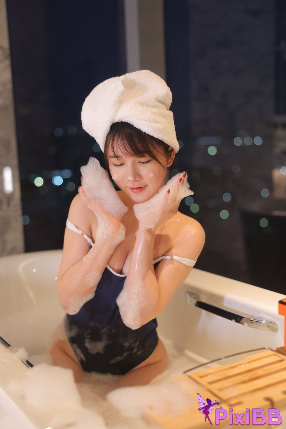 Private Photoshoot Wanwan R18 Xiuren.com Model Bubble Bath PixiBB.COM 262