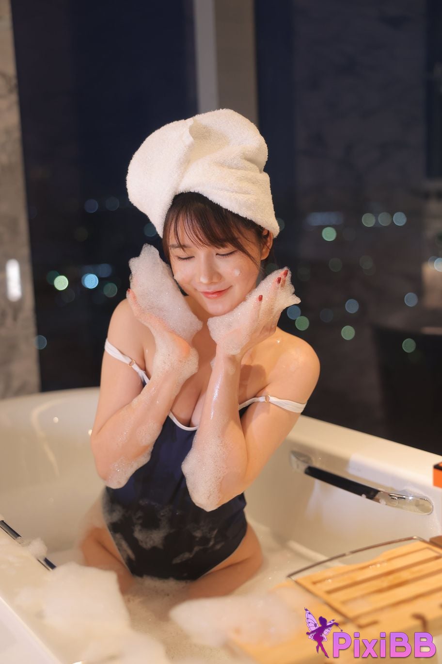 Private Photoshoot Wanwan R18 Xiuren.com Model Bubble Bath PixiBB.COM 263