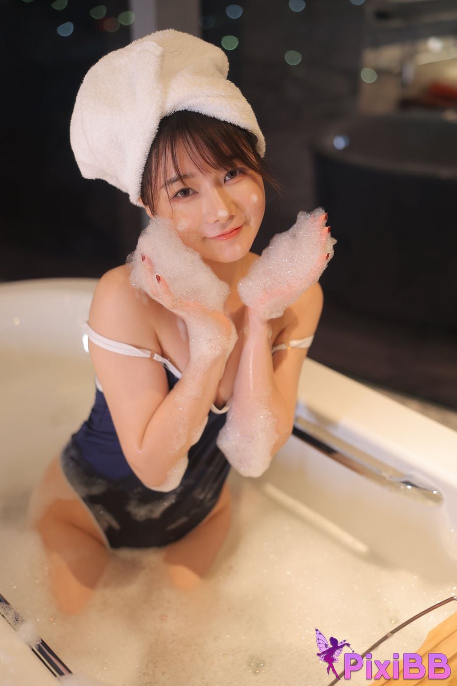 Private Photoshoot Wanwan R18 Xiuren.com Model Bubble Bath PixiBB.COM 270