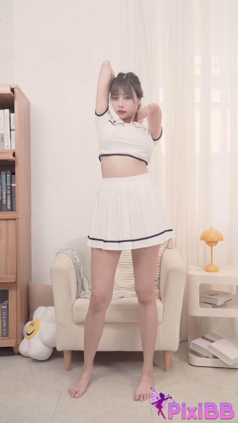 Haruka Yunxi Preppy Look no mosaic PixiBB.COM 002